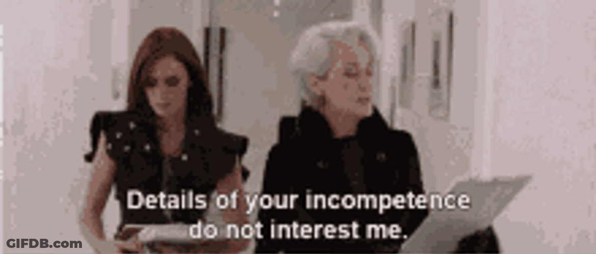 Devil Wears Prada Emily Blunt Meryl Streep Incompetence GIF