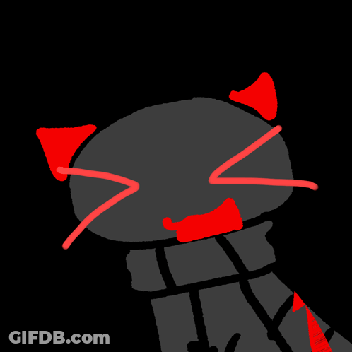 Devil With Stars In Eyes Saying Aha GIF