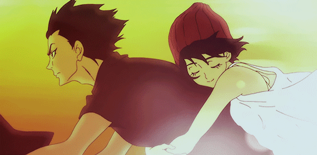 Devilman Akira And Miki Riding Motorcycle GIF