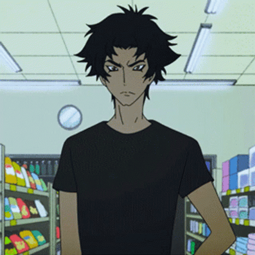 Devilman Akira Fudo Checking Phone GIF