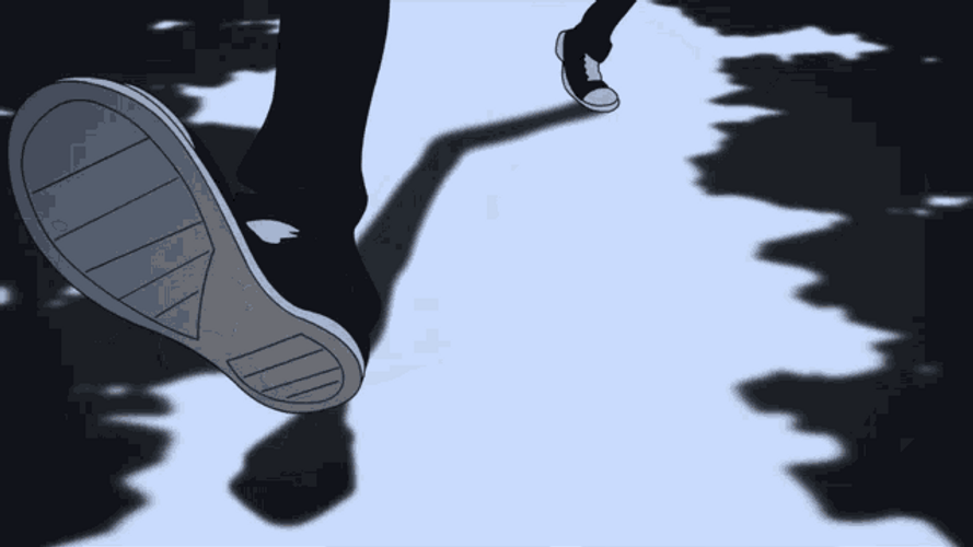 Devilman Crybaby Akira Fudo Footsteps GIF