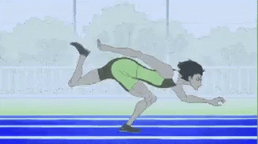 Devilman Crybaby Running Man GIF