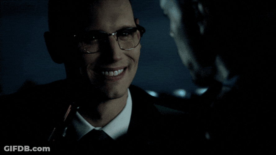 Devious Nygma Dark Smile Gotham GIF