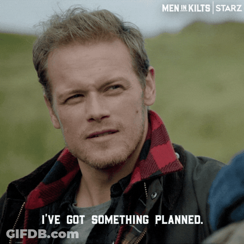 Devious Sam Heughan Men In Kilts GIF