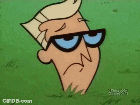 Dexter From Dexter 'S Laboratory Is Wearing Sunglasses And Making A Funny Face . GIF