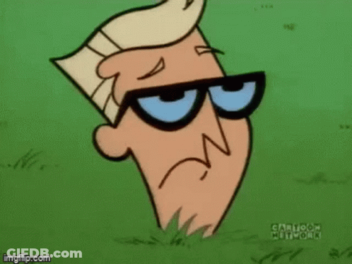 Dexter From Dexter's Laboratory Standing In Grass GIF