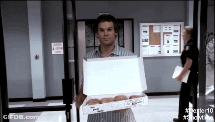 Dexter Michael Hall Donuts  Monday Motivation GIF