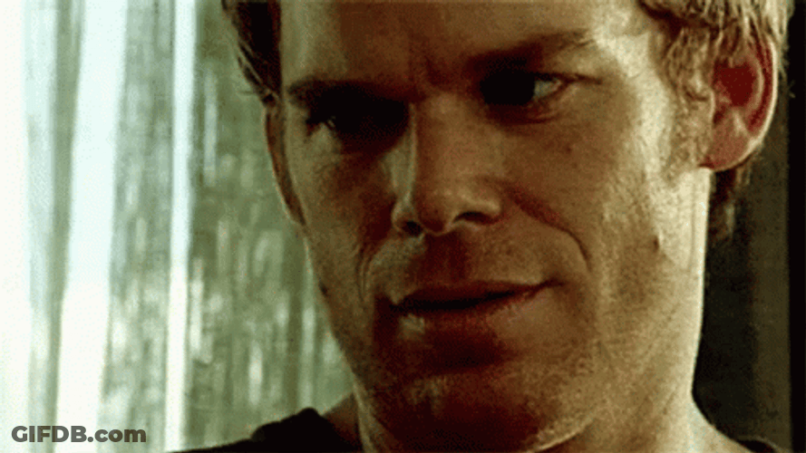 Dexter Morgan Wicked Smile GIF
