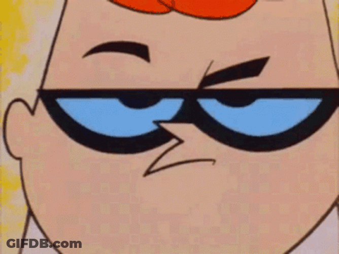 Dexter's Labiratory Dexter Sunglasses On GIF