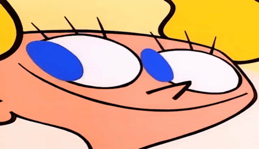 Dexter's Laboratory Dee Dee Eye Roll GIF