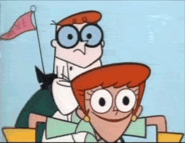 Dexter's Laboratory Dexter Mom Bike GIF