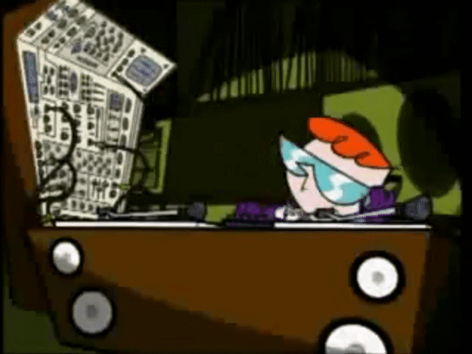 Dexter's Laboratory Dexter Music DJ GIF