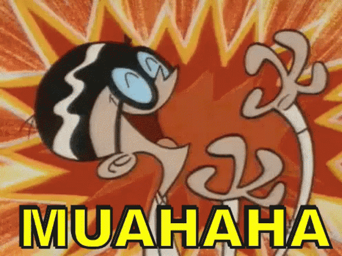 Dexter's Laboratory Mandark Muahaha GIF