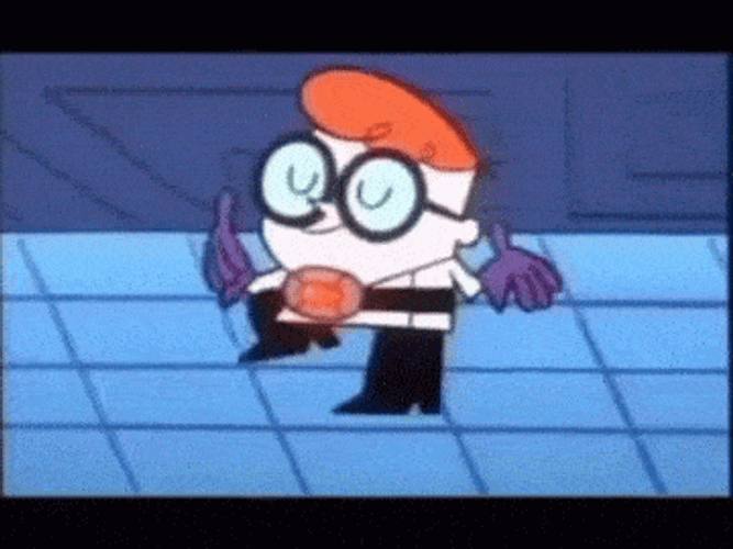 Dexter's Laboratory Reverse Belt Walk GIF