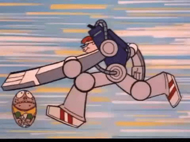 Dexter's Laboratory Robot Dexter Dribble GIF