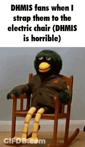 DHMIS Fans Strap To Electric Chair DHMIS Is Horrible GIF