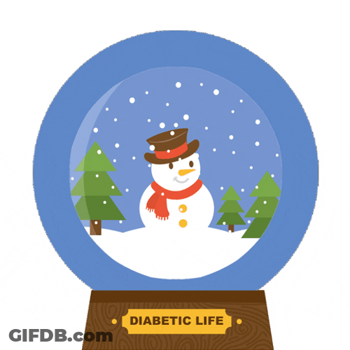Diabetes Life Snow Noel GIF