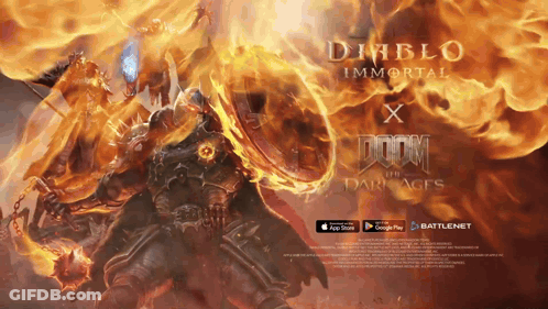 Diablo Immortal X Doom Of Damages Poster GIF