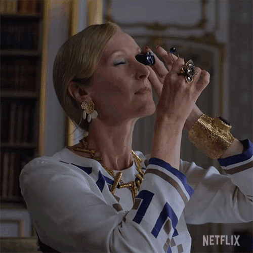 Diamond Check Nicole Beutler The Serpent Netflix GIF