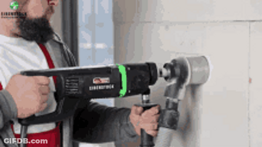 Diamond Handheld Drill Demo GIF