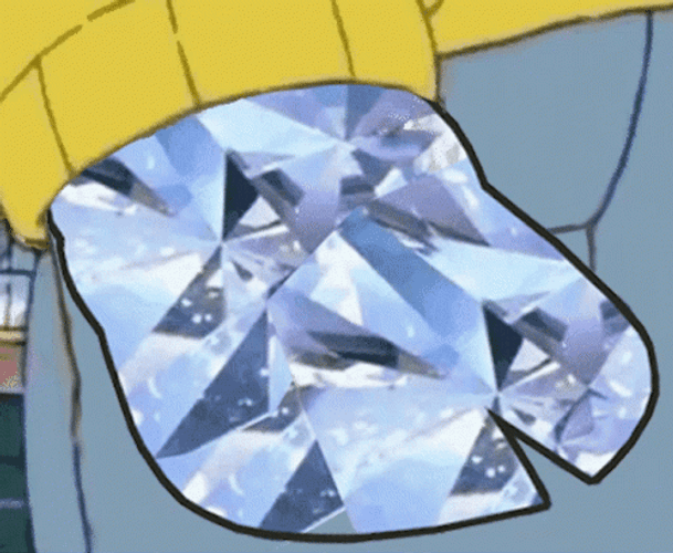 Diamond Hands Diamond Shape By The Simpsons GIF
