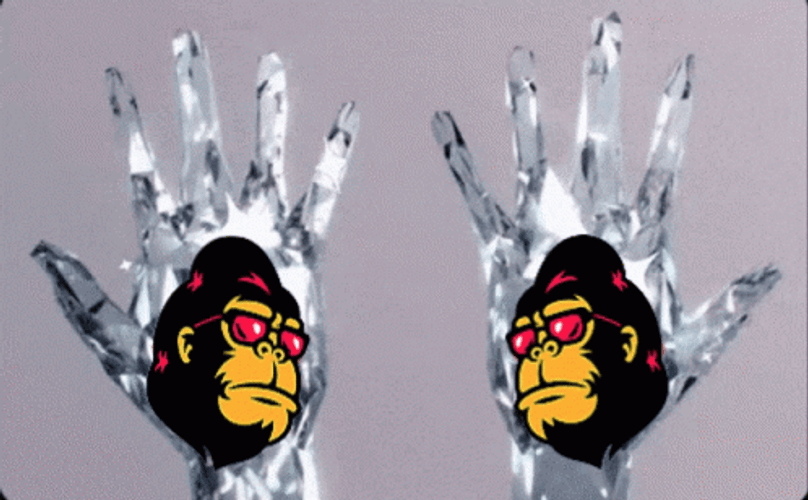 Diamond Hands Feed Every Gorilla (FEG) Coins GIF