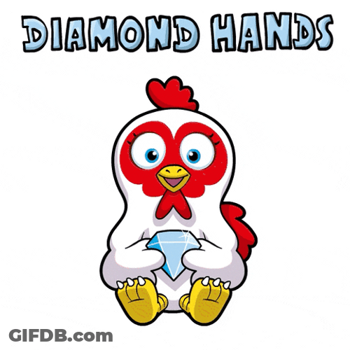 Diamond Hands Hen GIF