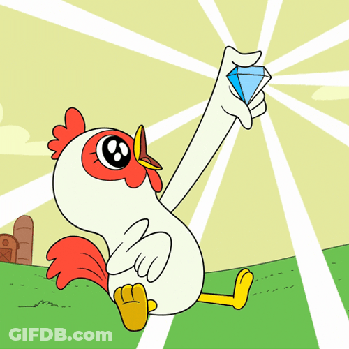 Diamond Hands Of Fee In Harvey Beaks GIF