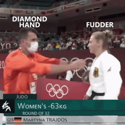 Diamond Hands Slap Fudder Olypic Martyna Trajdos GIF