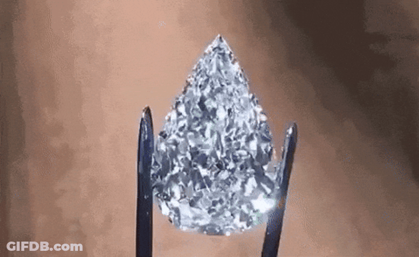 Diamond Hands Sparkling Diamonds GIF