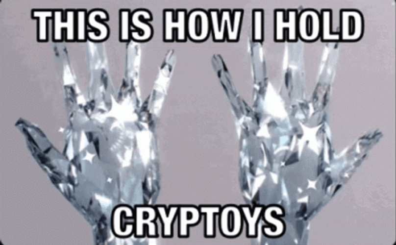 Diamond Hands This Is How I Hold Cryptons GIF