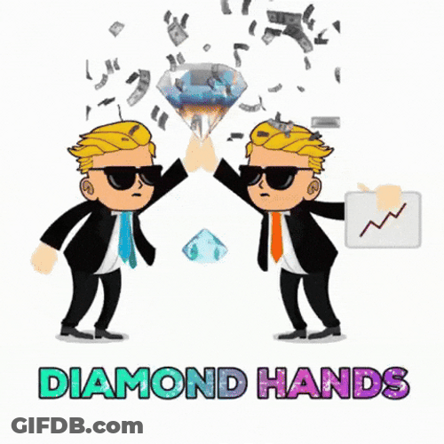 Diamond Hands Wall Streets Bets GIF