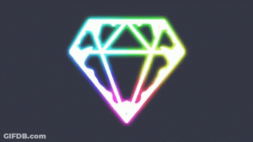 Diamond Neon Galaxy GIF