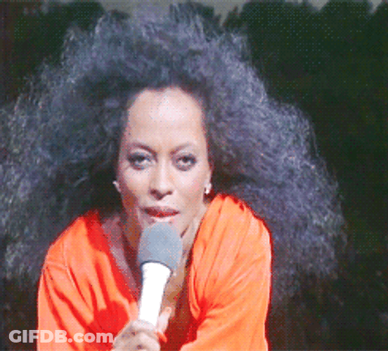 Diana Ross Diva Singing GIF