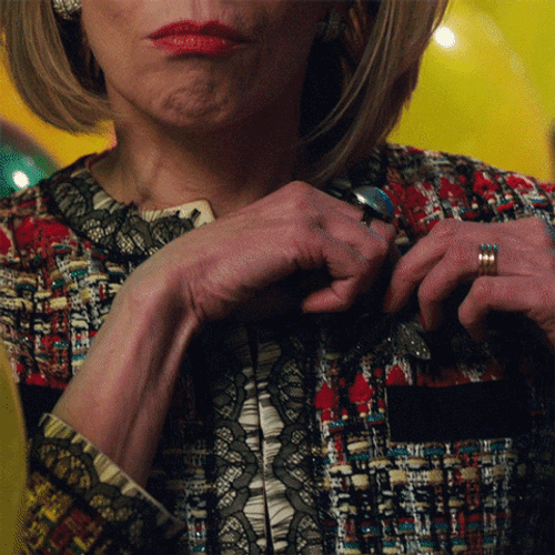 Diane Lockhart Popping Balloon GIF