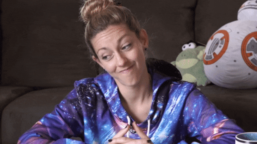 Dianna Cowern Still Waiting GIF