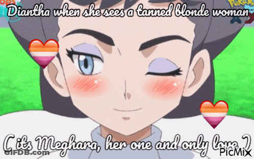 Diantha Sees Tanned Blonde Woman Meghara Her One And Only Love Picmix GIF
