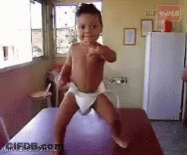 Diaper Baby On Table With Gifvideo.com.br GIF