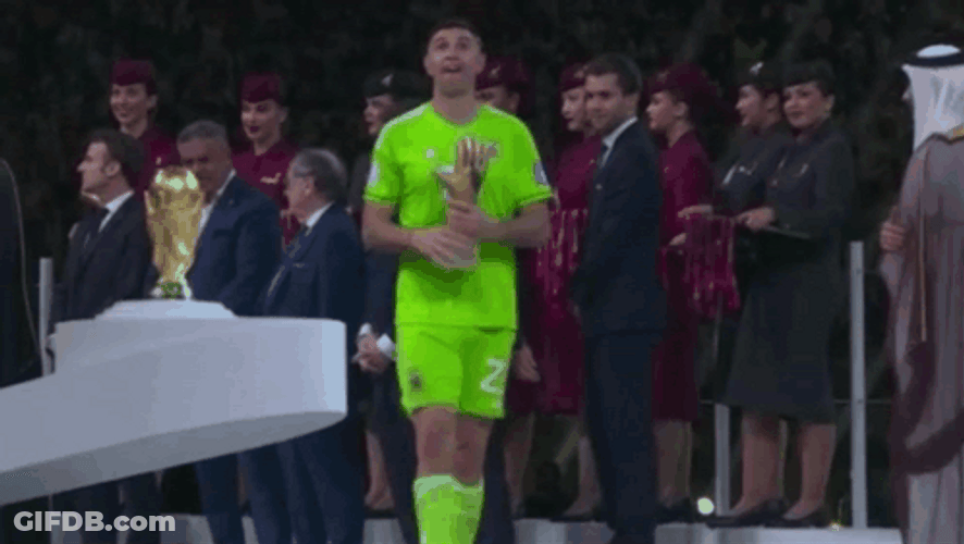 Dibu Emiliano Martinez Funny Moment GIF