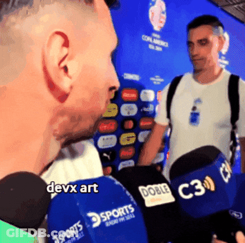 Dibu Emiliano Martinez In An Interview GIF