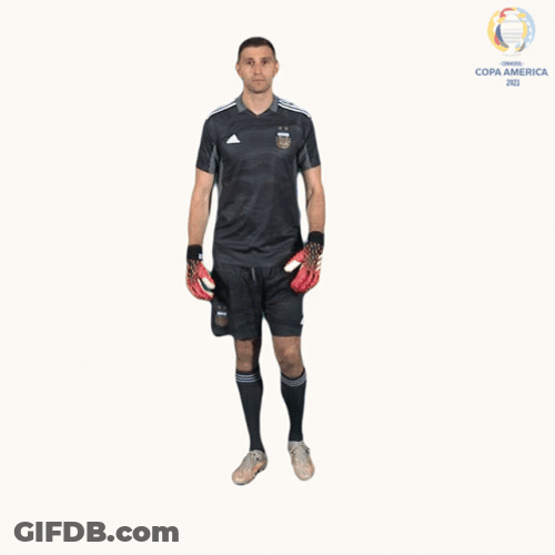 Dibu Emiliano Martinez On Photoshoot GIF