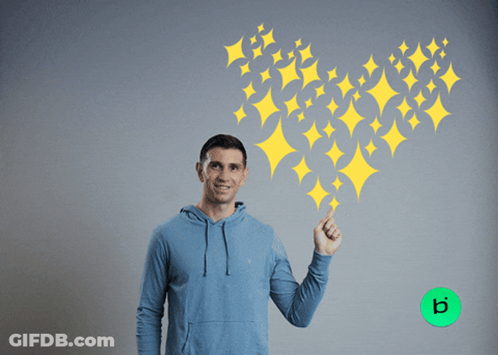 Dibu Emiliano Martinez Pointing The Stars GIF