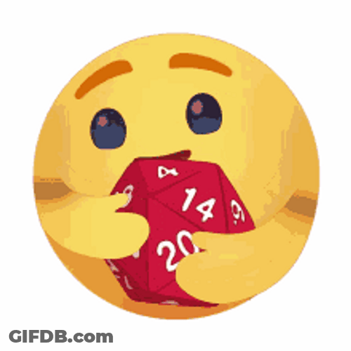 Dice Hug Emoji Cute Animation GIF