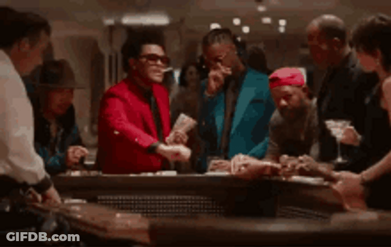 Dice Throw Casino Play The Weeknd Run It Up Song GIF