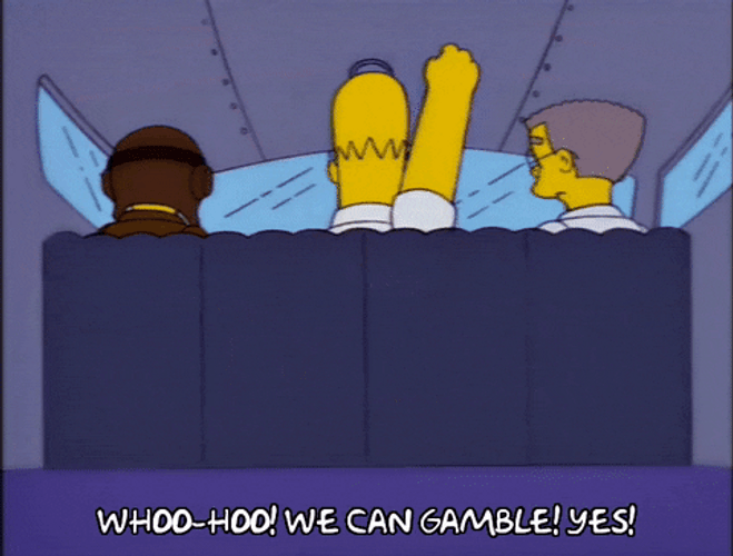 Dice Throw Homer Simpson GIF