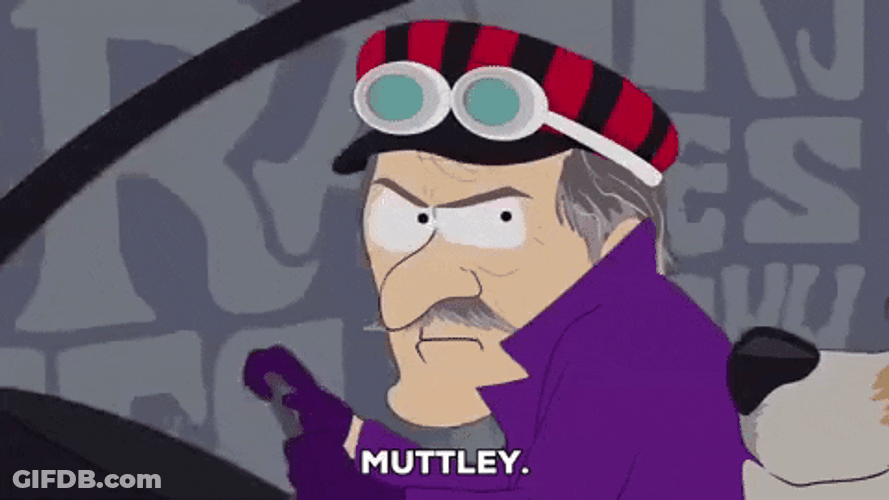 Dick Dastardly Calling Out Muttley GIF