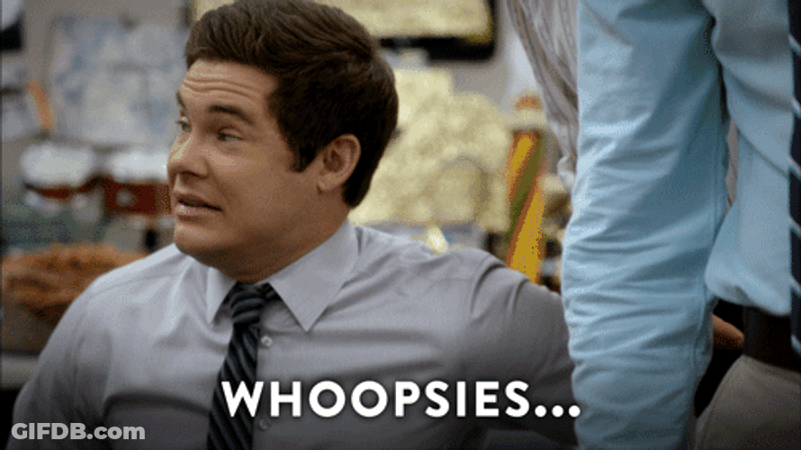 Did I Do That Adam DeVine Whoopsies GIF