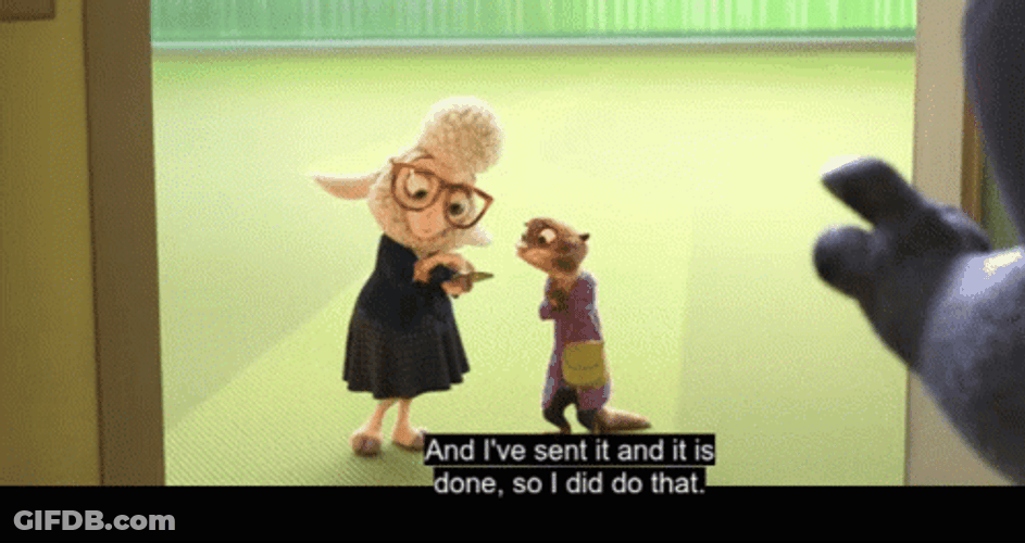 Did I Do That Bellwether Zootopia Disney GIF