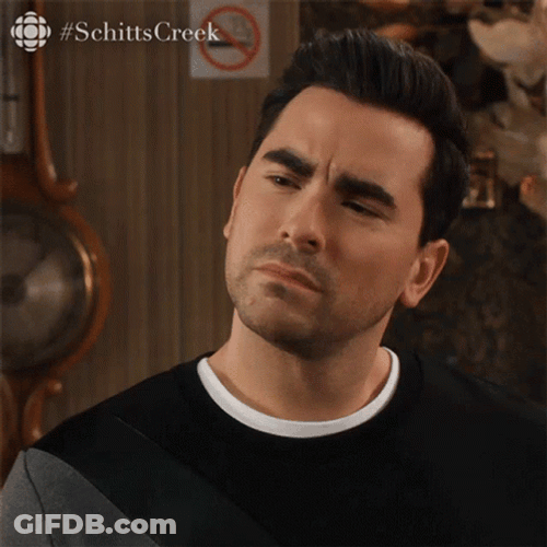 Did I Do That David Rose Schitts Creek GIF