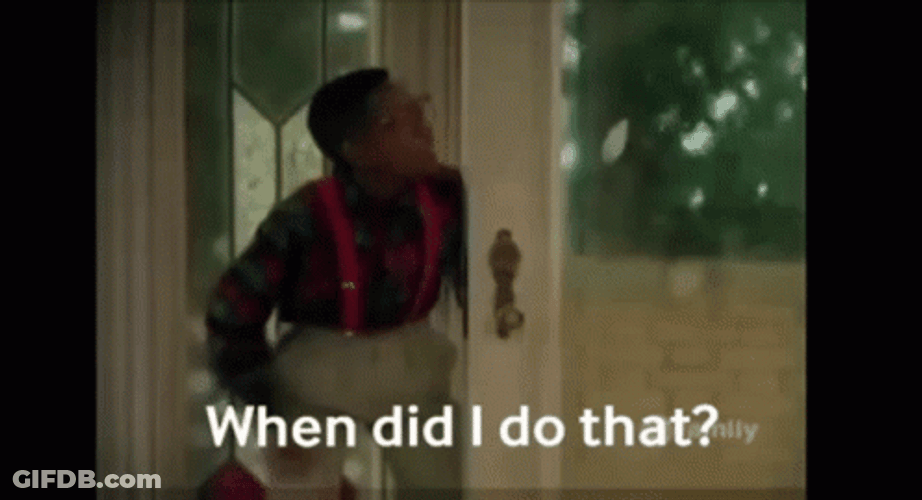 Did I Do That David Urkel Peeking GIF